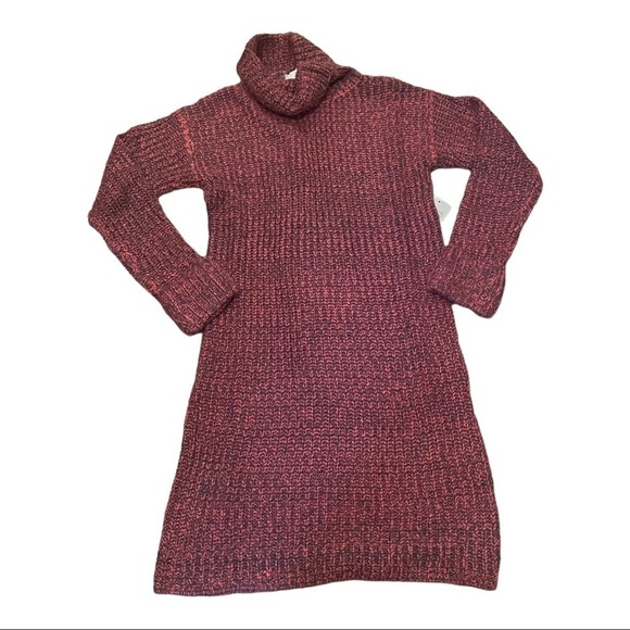 STITCHDROP Women's Statement 2 Tone Roll Neck Sweater Dress in TikTok - Picture 9 of 15